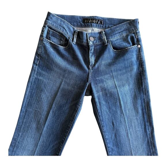 Goldsign VTG Jeans Women’s Flare Denim Preppy Distressed Sample 28 Y2K - Picture 5 of 11